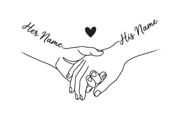 Download Minimal Couple Hand Holding Love Svg - Love Collection