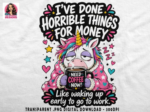 Download Title: Tired Unicorn PNG | Funny Work - Title Collection