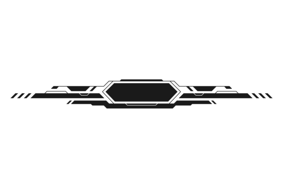 Download Digital Frame Template. Tech Title Black - Premium Resources