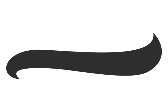Download Curved Swoosh Element. Calligraphic Unde - Element Collection