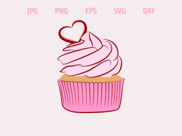 Download Pink Love Cupcake - Love Collection