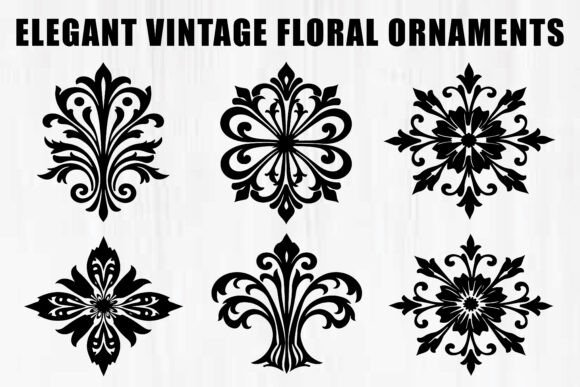 Download Laser Cut Floral Ornament Set - Premium Resources