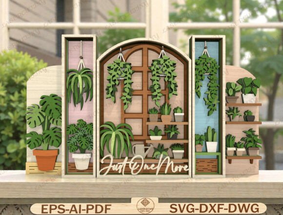 Download Plant Shelf Sign Laser Cut File - Plant Collection