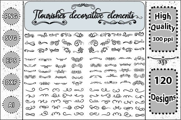 Download Flourishes Decorative Elements Svg Set 2 - Element Collection