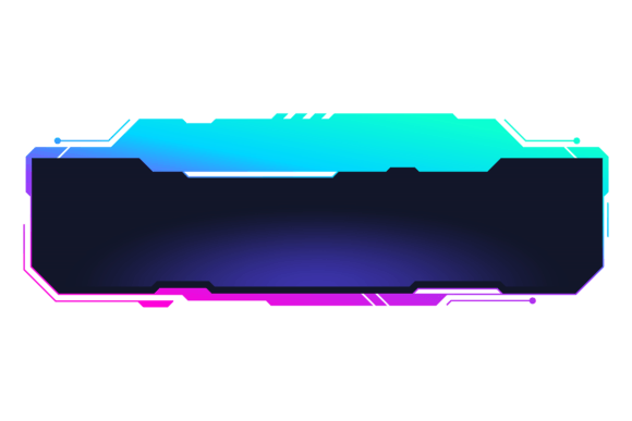 Download Futuristic Neon Frame Template. Title Te - Premium Bundle