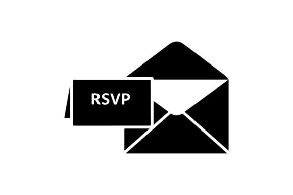 Download Rsvp Invitation Card Flat Design Vector - Rsvp Collection